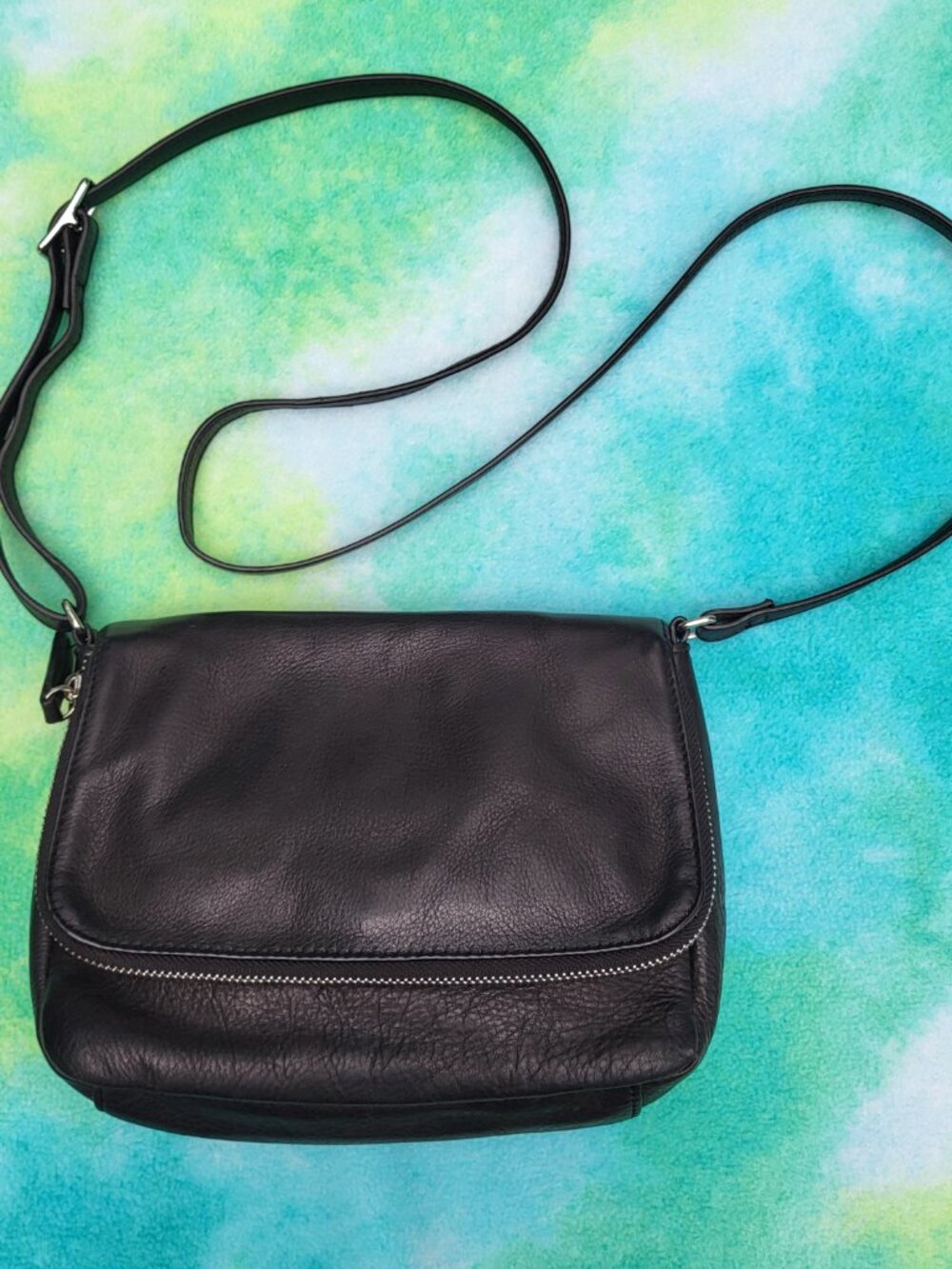Margot Black Leather Purse/Shoulder Bag Excellent Condition-Soft/Supple